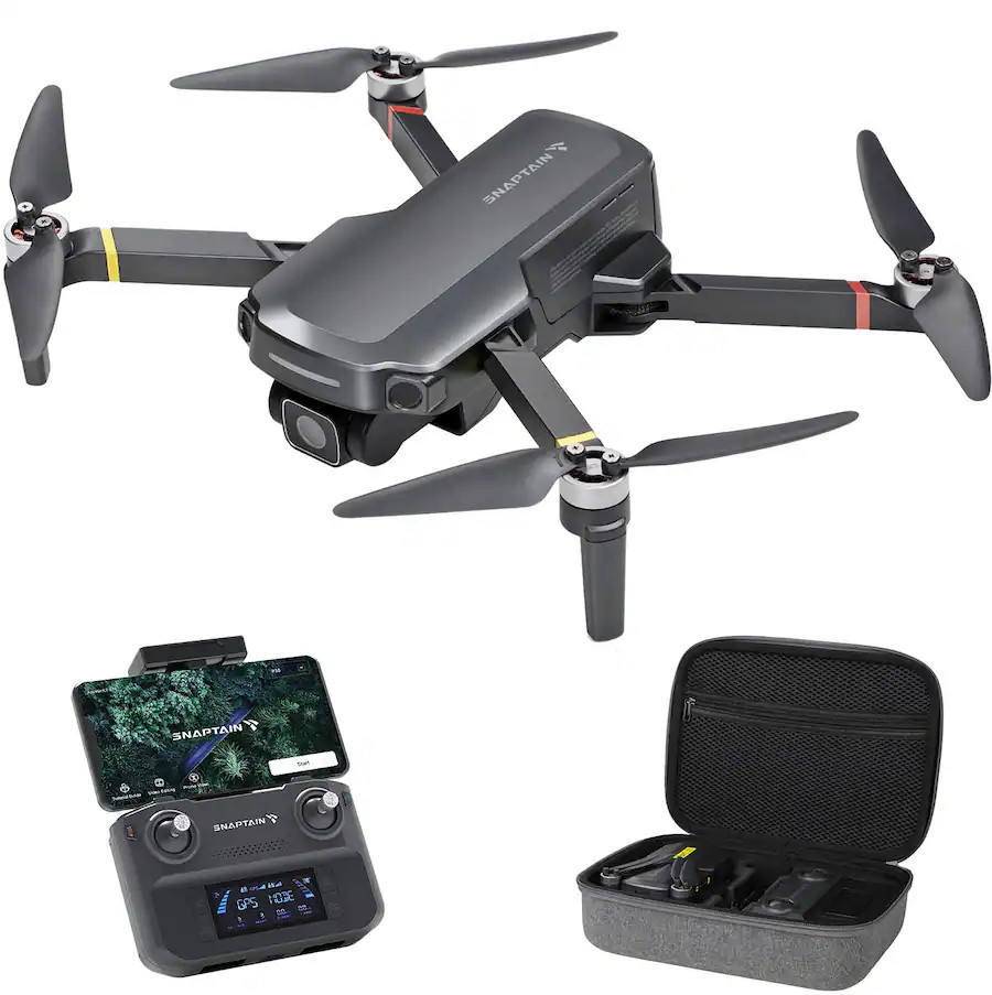 Snaptain - P30 4K Drone with Camera GPS and Remote Controller - Grey | Best Buy U.S.