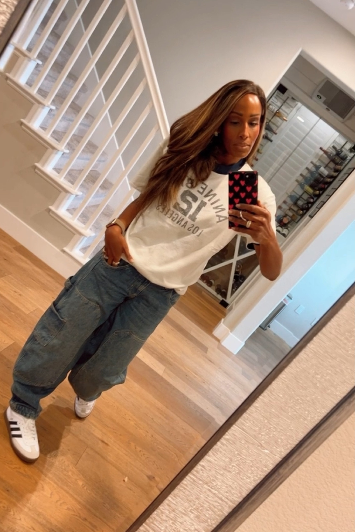 Casual Saturday outfit! ☀️

✨Linked in my LTK 

Jeans @freepeople 
T-Shirt @revolve 
Shoes @adidas 

#grwm #ootd #casualstyle #casualootd #saturdaystyle #springstyle #springfashion #springlooks 

#LTKU #LTKstyletip #LTKshoecrush