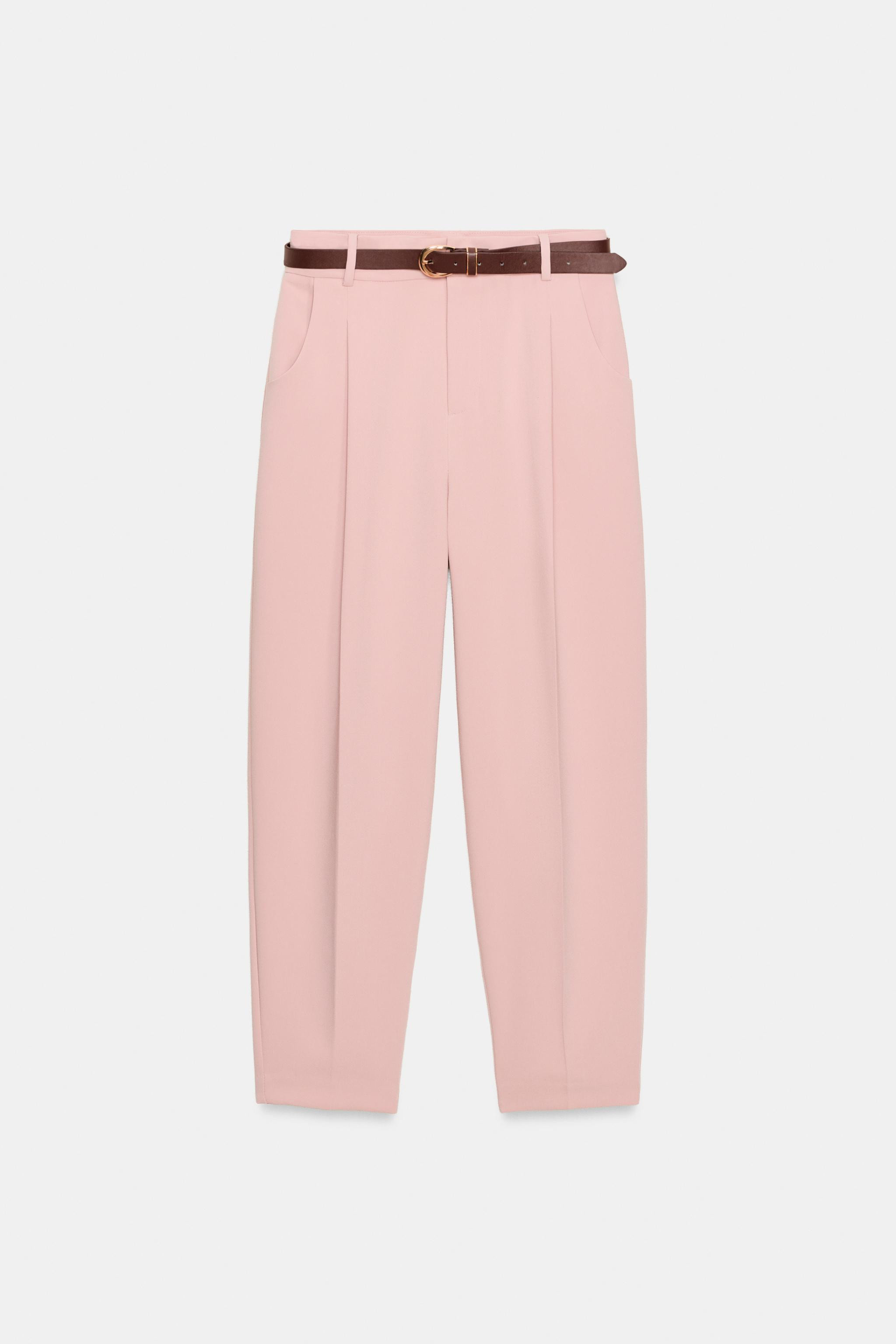 BELTED PLEATED PANTS | Zara US