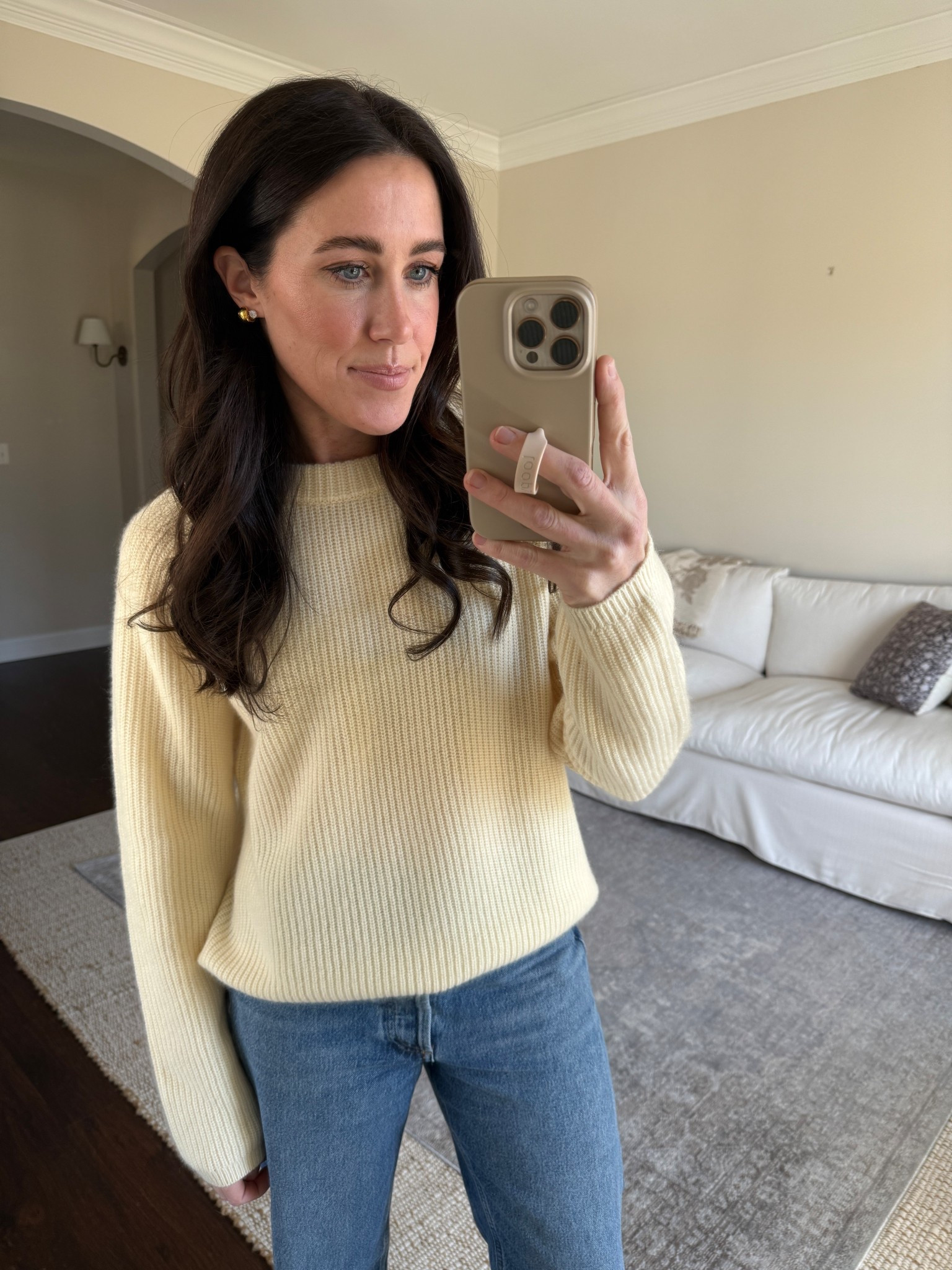 Cashmere Sweater 
Wearing small