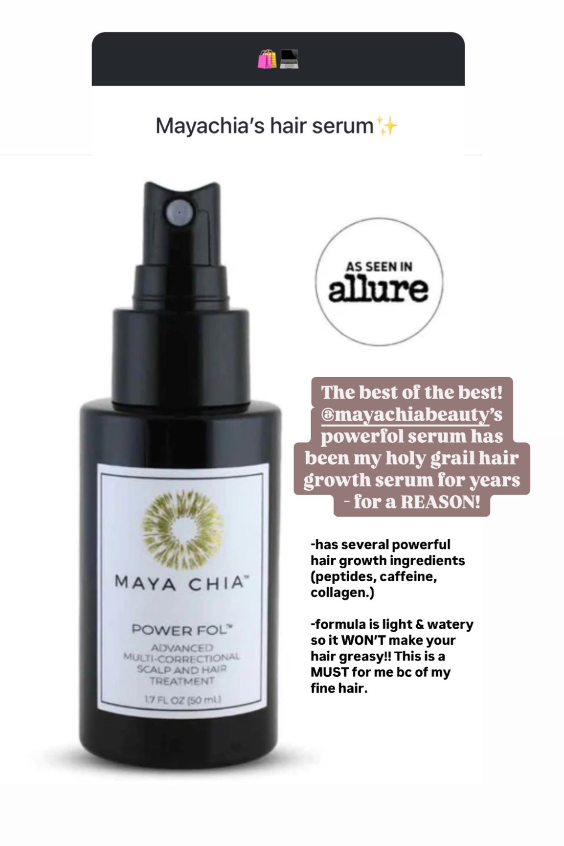 My holy grail hair growth serum. Code CARE15 gets you 15% off!

#LTKBeauty #LTKHoliday