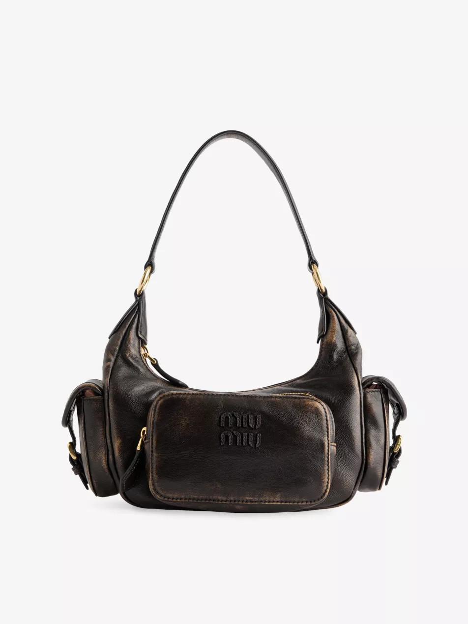 Pocket Leather Top Handle Bag | Selfridges
