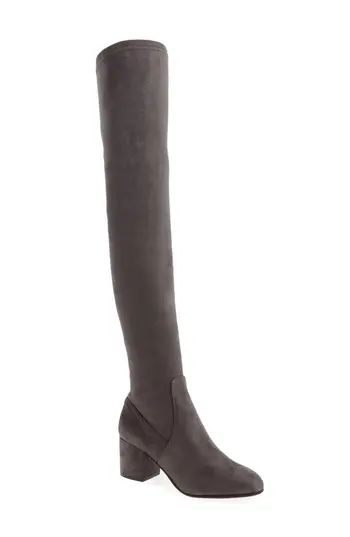 Women's Steve Madden Isaac Over The Knee Boot, Size 9 M - Grey | Nordstrom