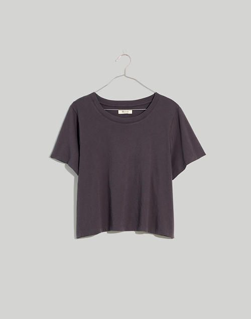 Softfade Cotton Lakeshore Crop Tee | Madewell