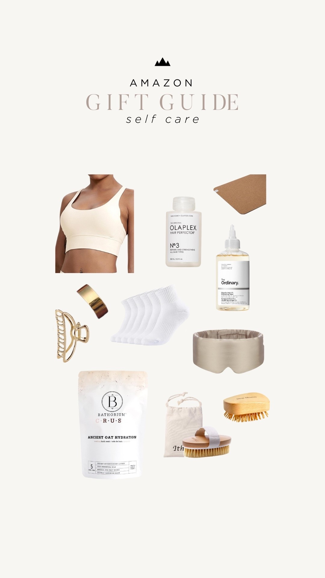 Self Care Gift Guide 

Amazon Gifts 
Self Care Gifts 
Gifts for Women 

#LTKselfcare #LTKmomlife #LTKGiftGuide