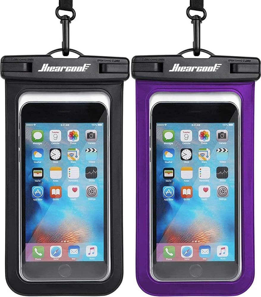 Hiearcool Universal Waterproof Phone Pouch Compatible for iPhone 17 16 15 14 13 Pro Max Plus Up t... | Amazon (US)