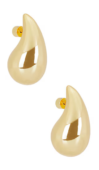 Gianna Large Teardrop Earrings in Gold | Revolve Clothing (Global)