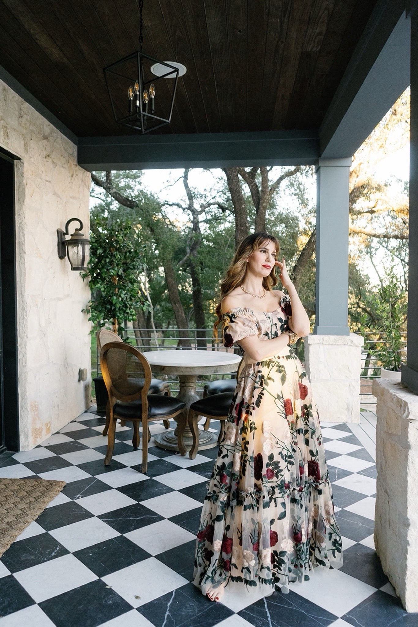 Prepare to be enchanted by this whimsical floral off-shoulder maxi dress from Ivy City! It's a dreamlike creation that evokes the magic of a fairytale. I'm completely captivated by the exquisite details. Great for the holidays but also works for some upcoming weddings! Use my code CHRISTY15 to receive a 15% discount on your first Ivy City order. 
#maxidress #winterstyle #floraldress #holidaylook

#LTKStyleTip #LTKSeasonal #LTKSaleAlert