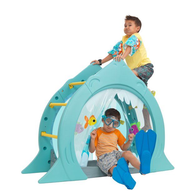 KidKraft Shark Escape Arched Outdoor Toddler Play Climber - Walmart.com | Walmart (US)