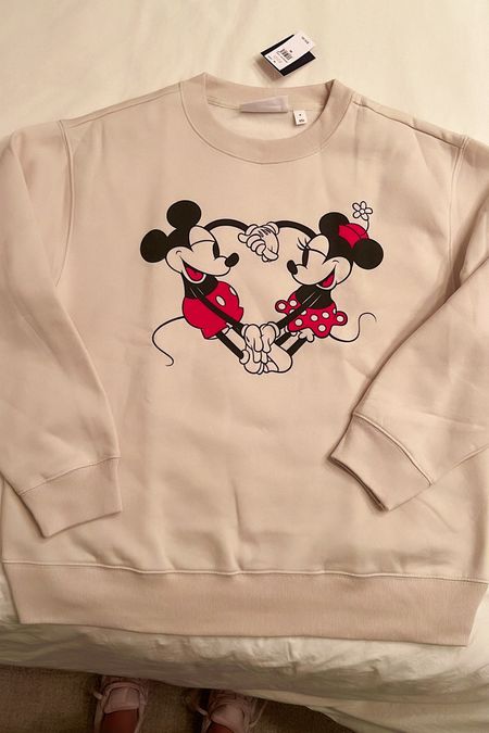 Mickey and Minnie sweatshirt for Disneyland! Half off right now. Also comes in baby sizes! 

#LTKfamily #LTKtravel #LTKbaby