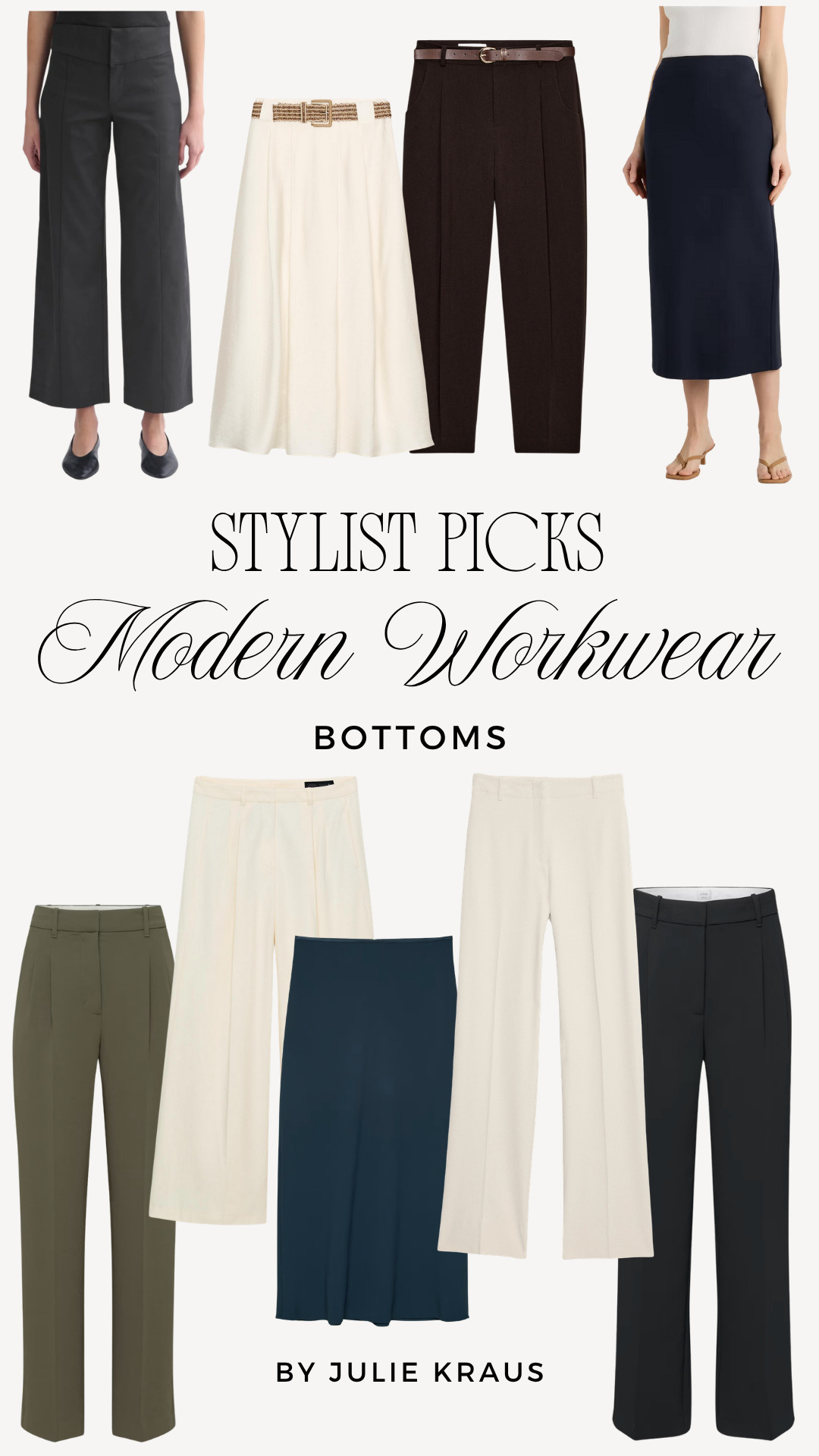 The trousers and skirts making every office outfit feel elevated right now. Pair with almost anything and you're done. Modern Workwear • Stylist Picks • Office Style 2026 

 #LTKOver40 #LTKWorkwear