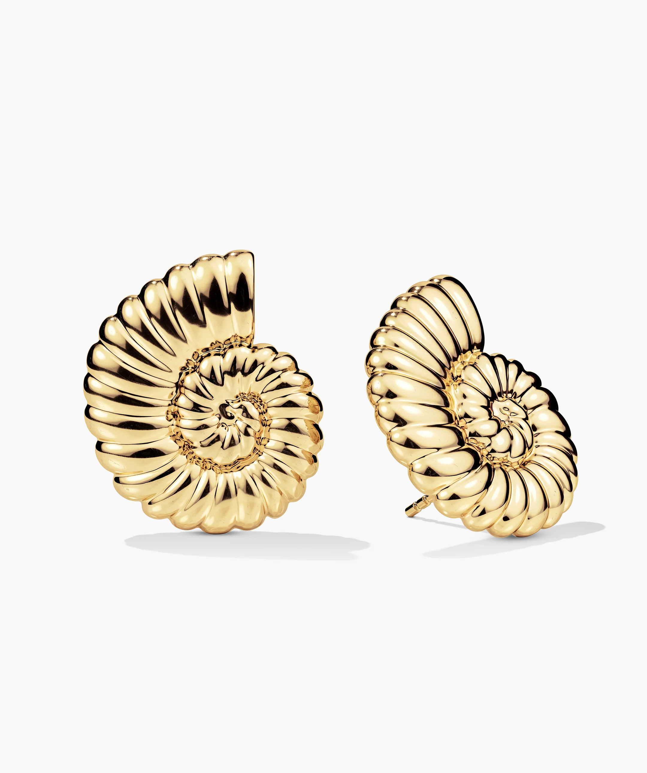 Ammonite Oversized Studs | Mejuri Fine Crew