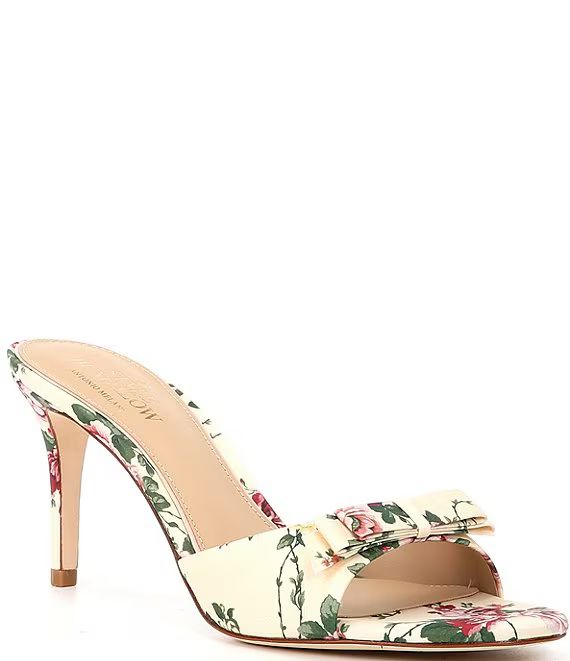 x The Style Bungalow Manana Floral Print Bow Slide Mules | Dillard's
