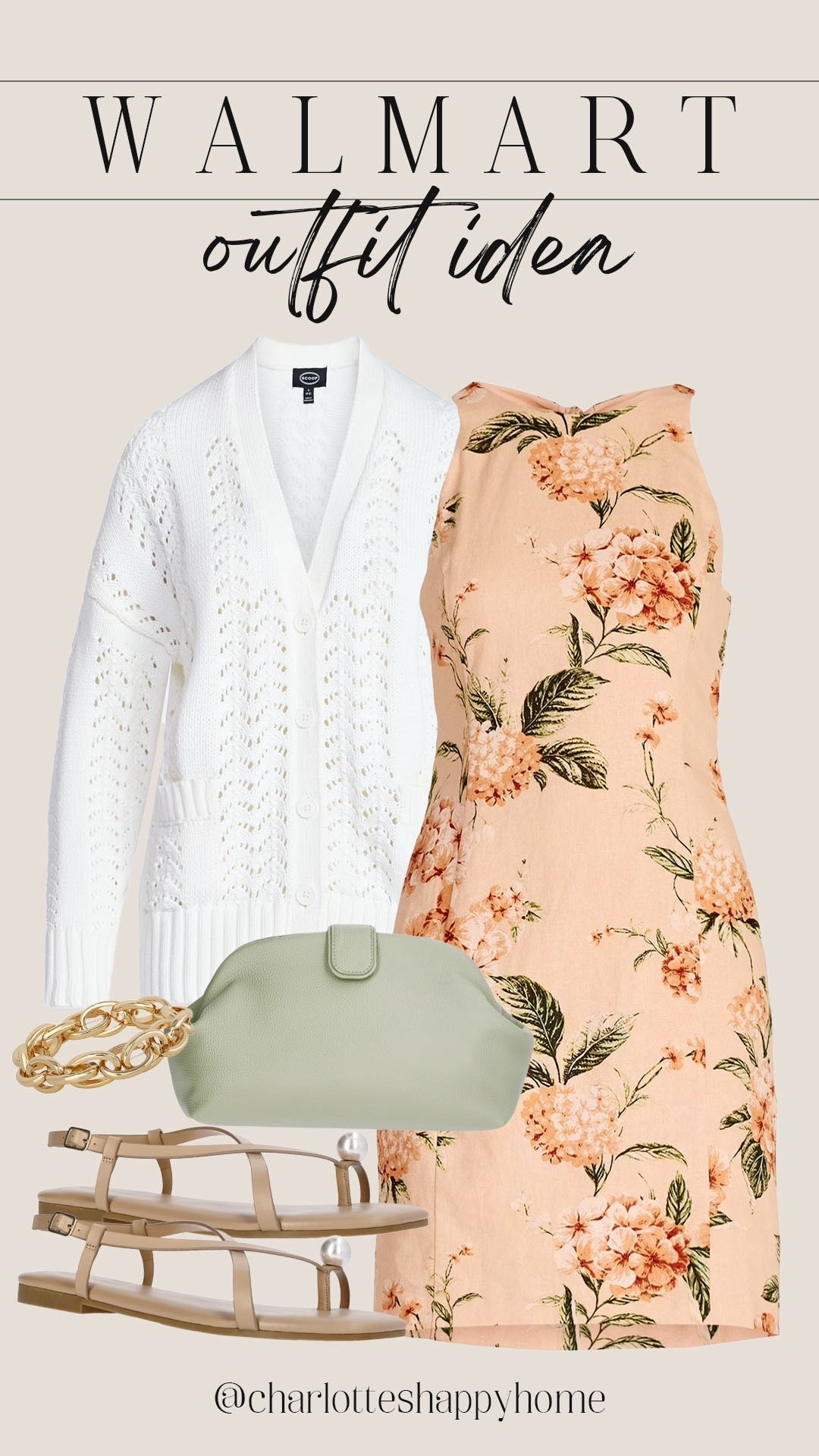Obsessed wit this color combo! The perfect dressed up look for spring and summer!

#walmartfinds

Walmart finds. Walmart fashion. Walmart new arrivals. Walmart summer dress. Walmart summer crochet cardigan. Peach and green summer style. Trending summer style. Walmart summer sandals  

#LTKMothersDay #LTKSeasonal #LTKootd