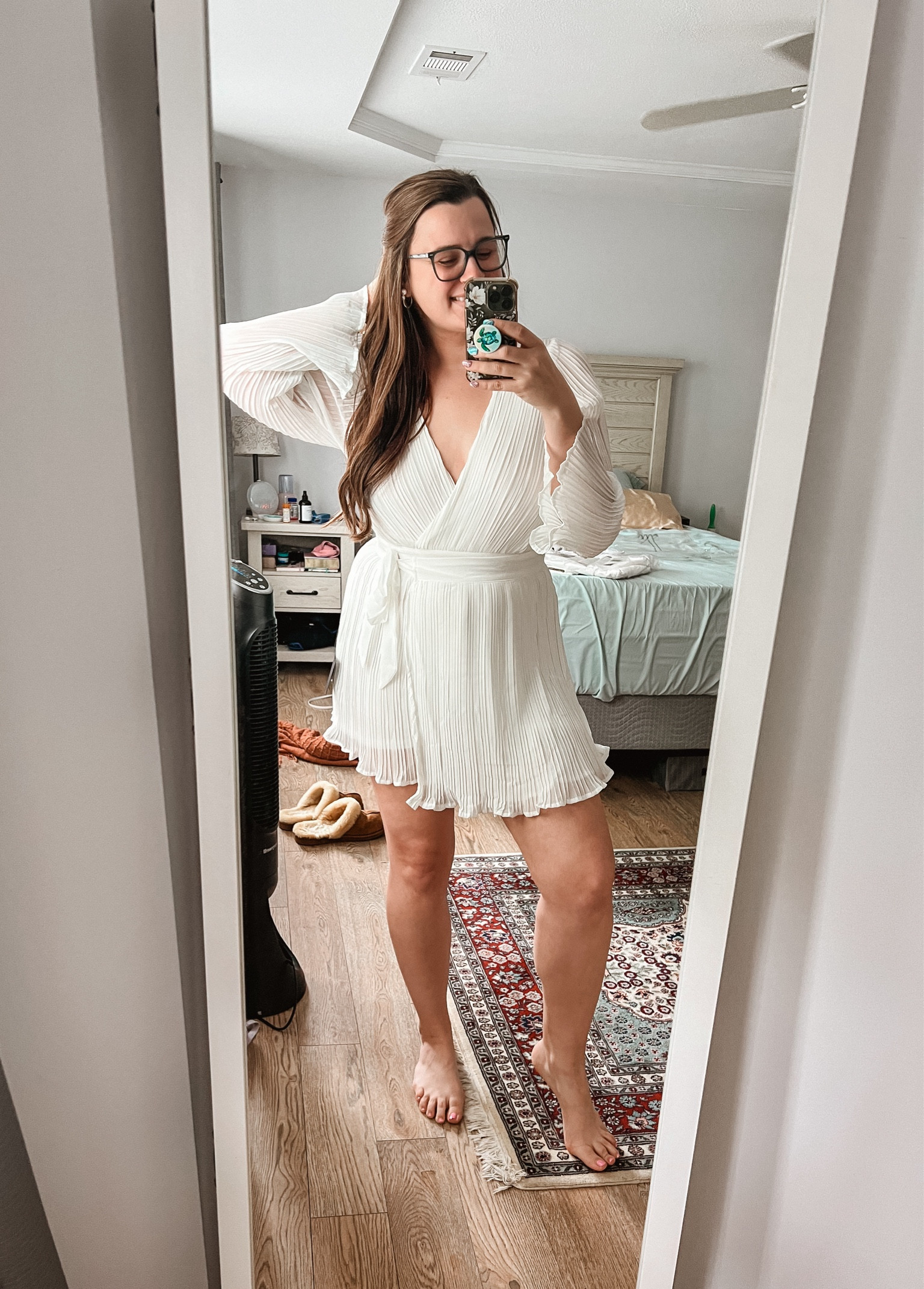 Light weight, white romper! Perfect for spring and summer! Great for a bridal shower or bachelorette party  

#LTKSeasonal #LTKwedding #LTKmidsize