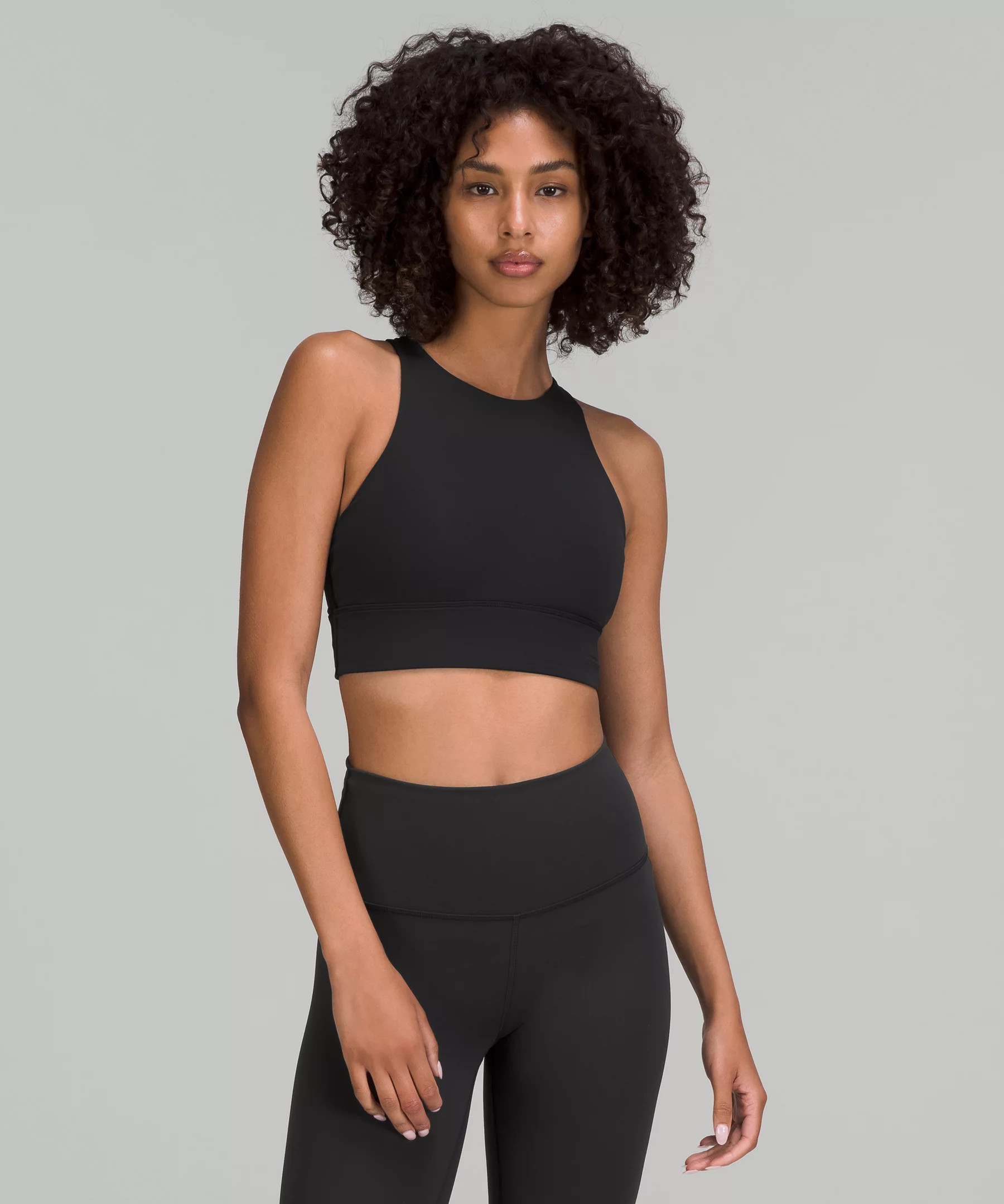 Energy Bra High Neck Long Line Tough Medium Support, B–D Cup | Lululemon (US)