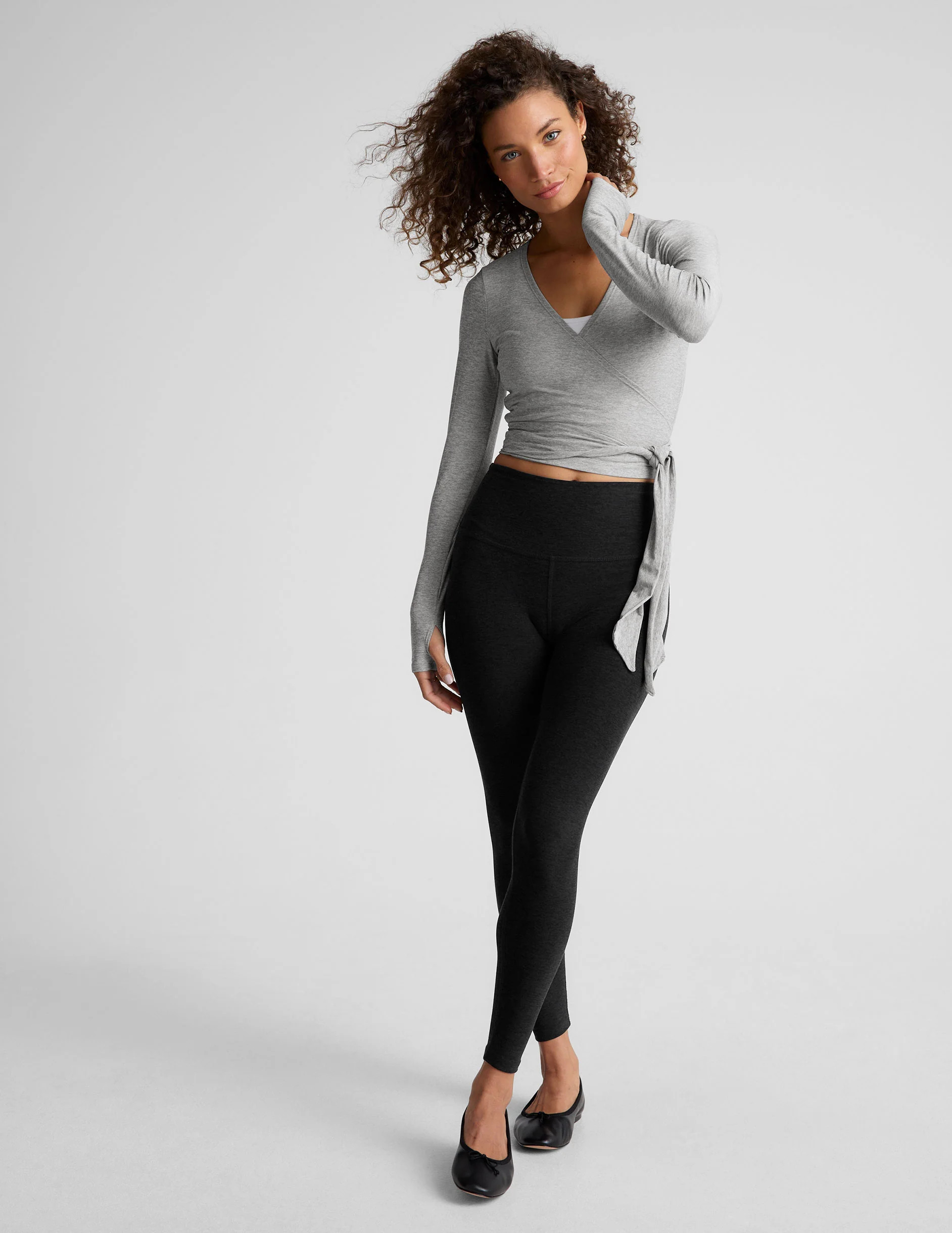 Featherweight Waist No Time Wrap Top | Beyond Yoga | Beyond Yoga