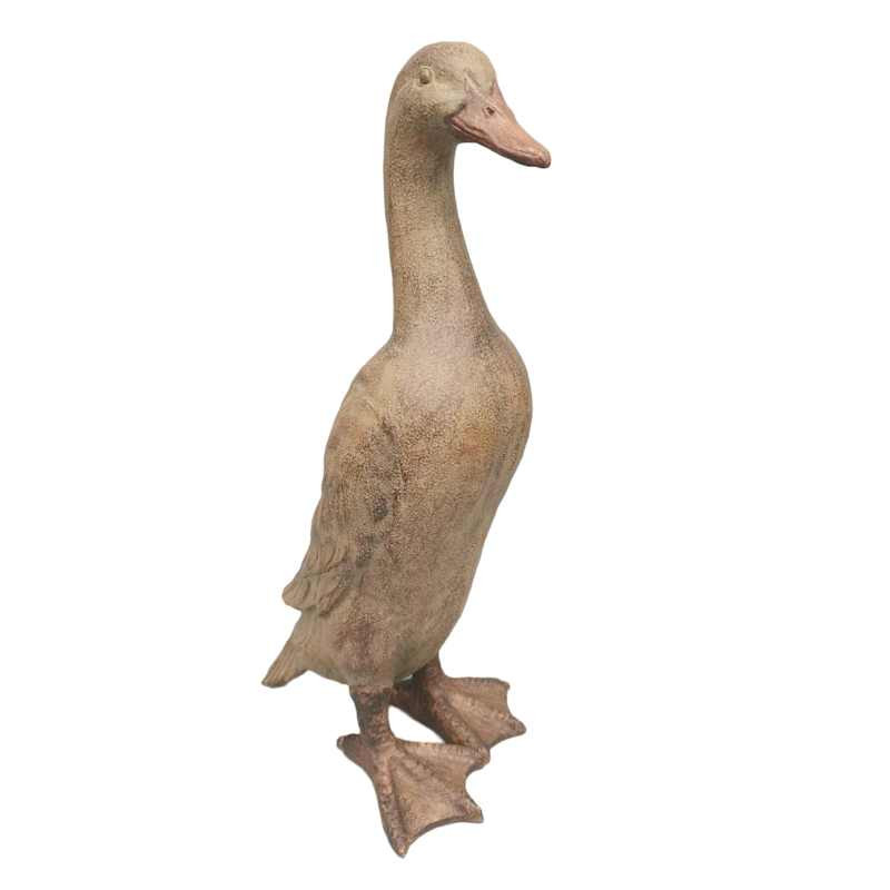 Brown Duck Garden Statue, 19" | At Home