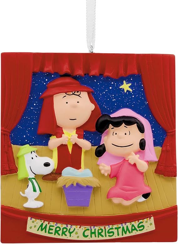 Hallmark Peanuts Gang Christmas Pageant Nativity Scene Chris | Amazon (US)