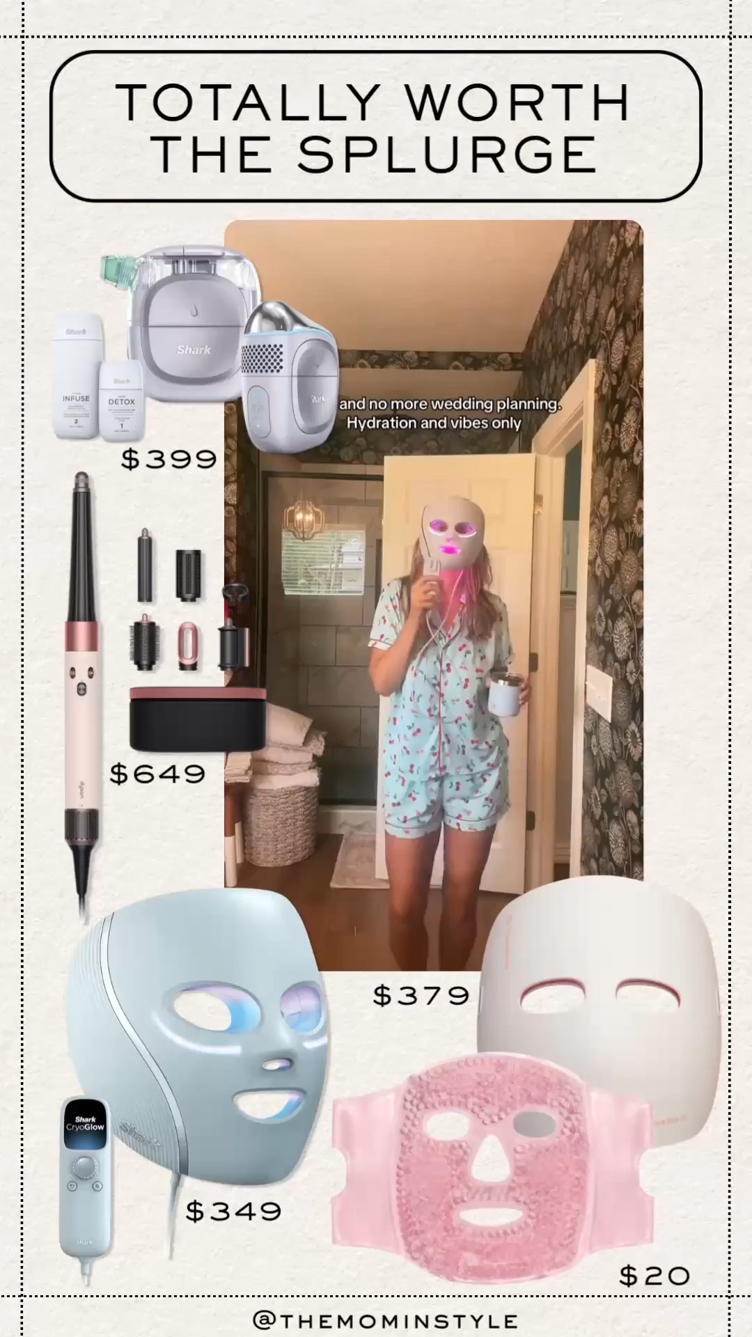 Worth the splurge! Red light mask, self care, girls night, skincare, night routine, relax, gifts for mom, Mother’s Day, themominstyle 

#LTKmomlife #LTKselfcare #LTKSeasonal