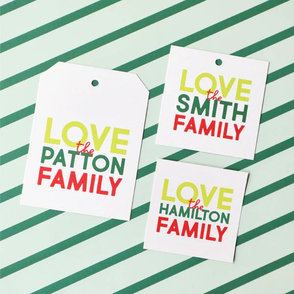 Stacked Family - Lime | Joy Creative Shop