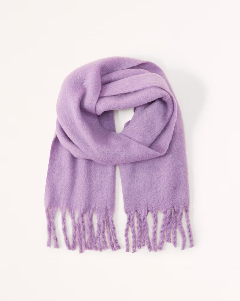 Women's Chunky Fringe Scarf | Women's Accessories | Abercrombie.com | Abercrombie & Fitch (US)