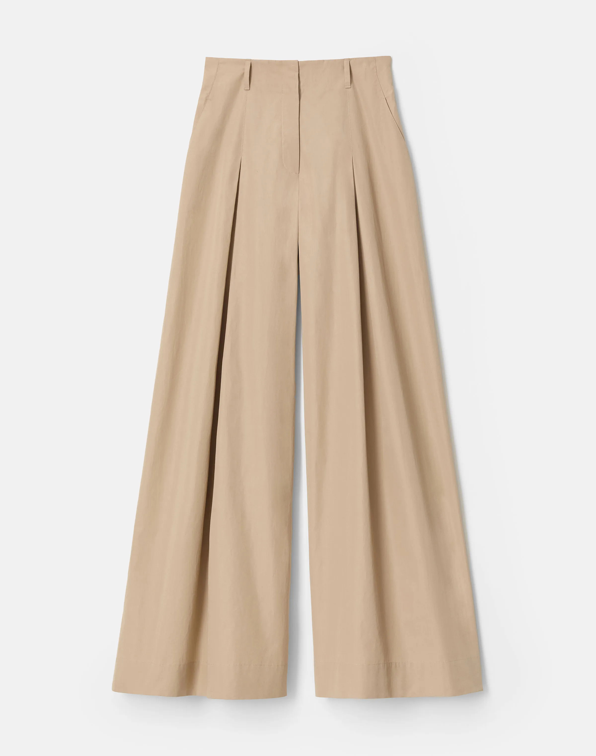 Organic Cotton Pleated Wide Leg Pant | Lafayette 148 New York
