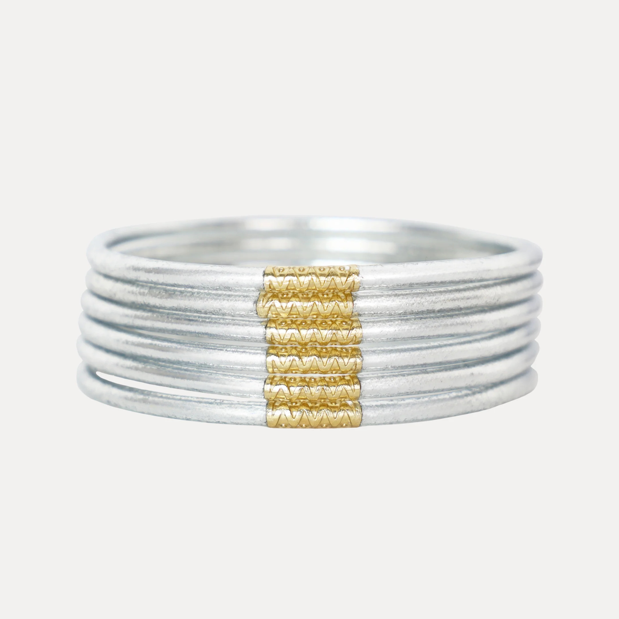 Silver Lumine All Weather Bangles\u00ae (Set of 6) | BuDhaGirl