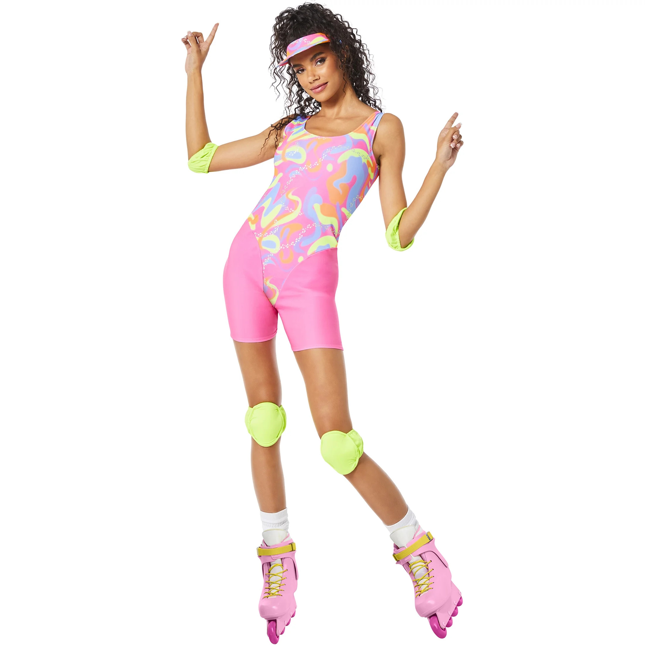 Halloween Women's Rollerblade Barbie Costume, by Way to Celebrate, Size XL | Walmart (US)