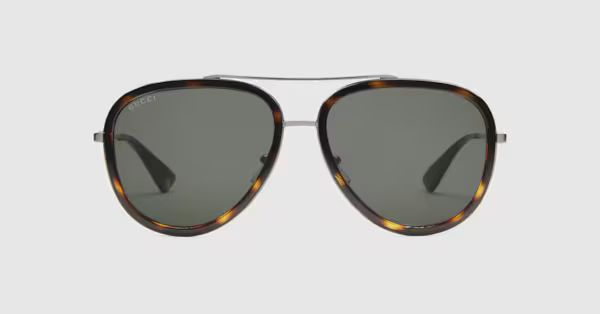 Aviator metal sunglasses | Gucci (US)