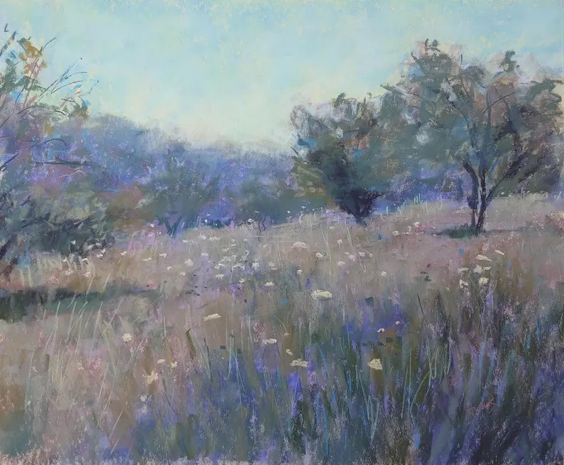 Fine Art Print - Mauve Field | Etsy (Global)
