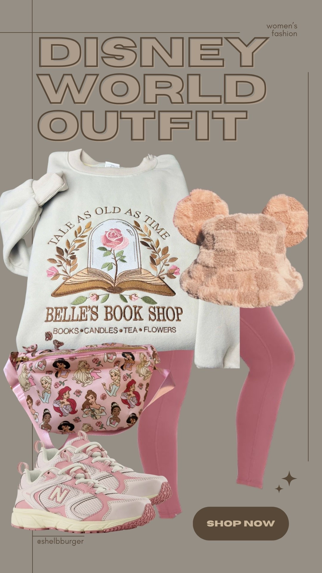 Women’s Disney World vacation outfit cold winterr
Disney princess inspired outfit Beauty and the Beast Belle’s book shop

#LTKFindsUnder100 #LTKTravel #LTKSaleAlert