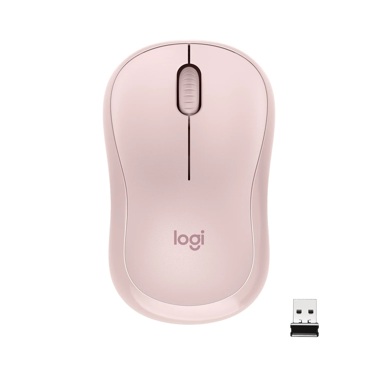 Logitech Silent WRLS Mouse, 2.4 GHz with USB Receiver, Optical Tracking, Ambidextrous, Rose | Walmart (US)