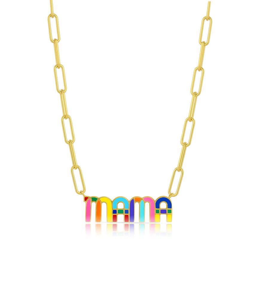 MAMA Enamel Necklace | Juler's Row