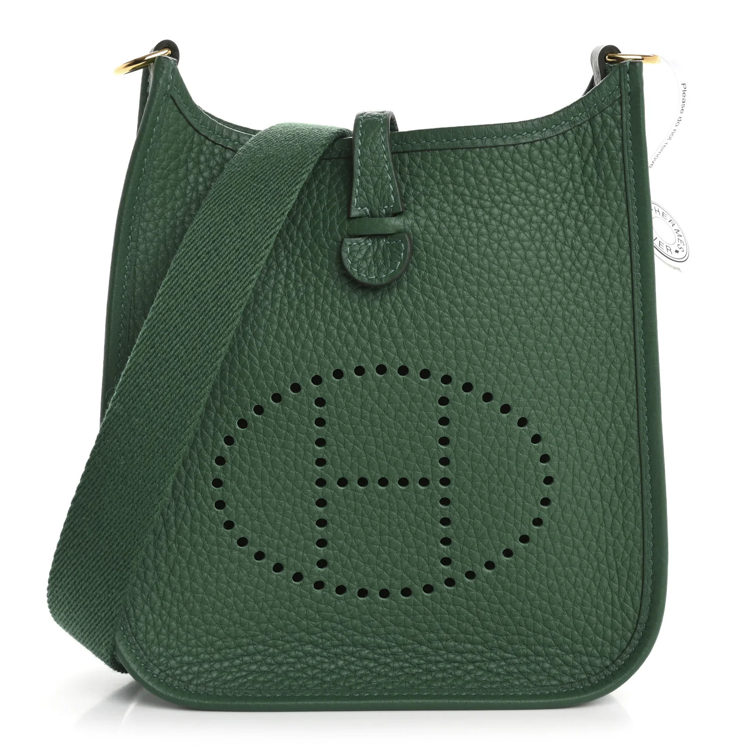 HERMES Taurillon Clemence Evelyne TPM Vert Moyen | FASHIONPHILE | FASHIONPHILE (US)