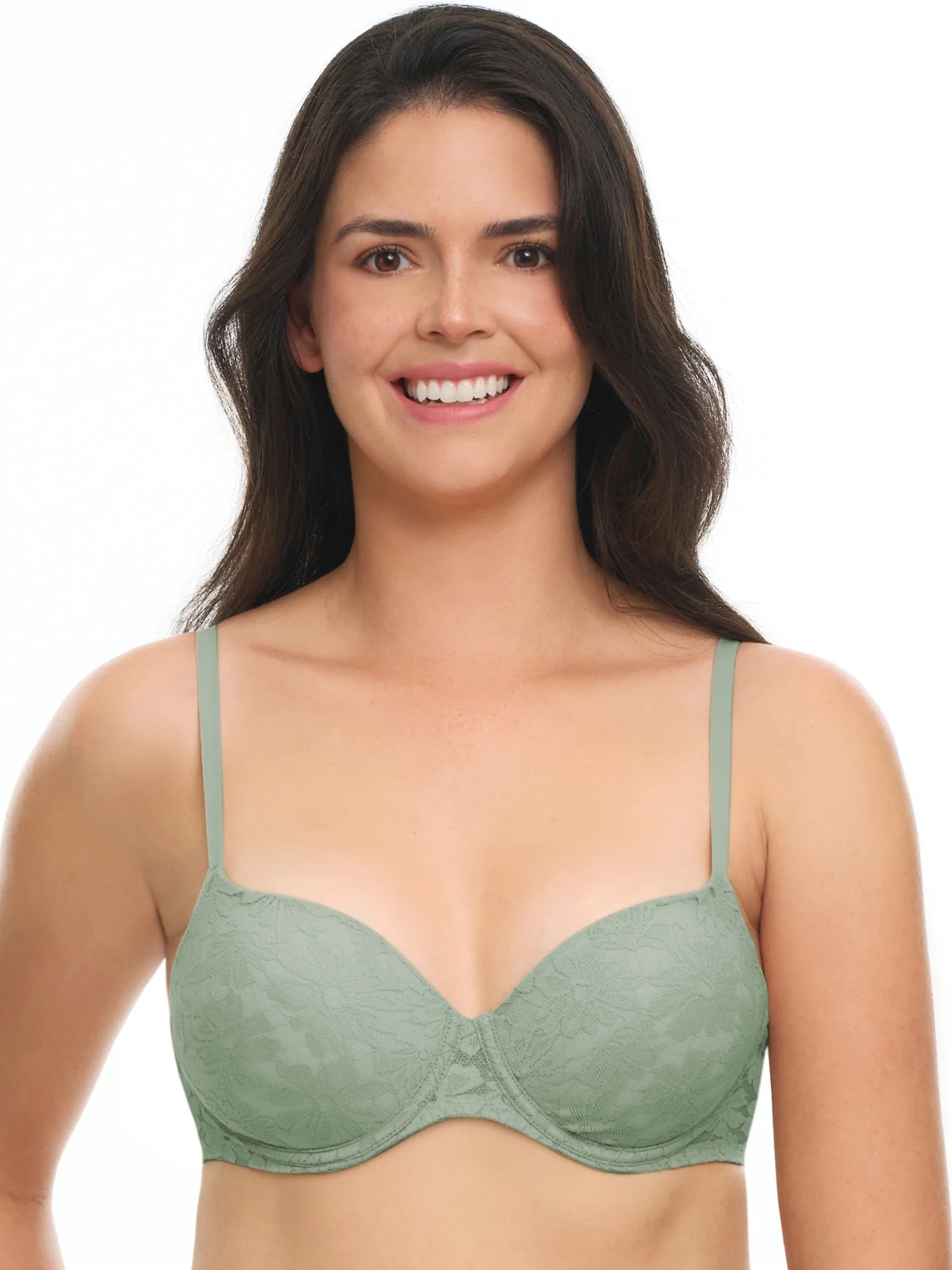 No Boundaries Women's All Over Lace Push Up Bra with Sugarcup, Sizes 34A-40DD | Walmart (US)