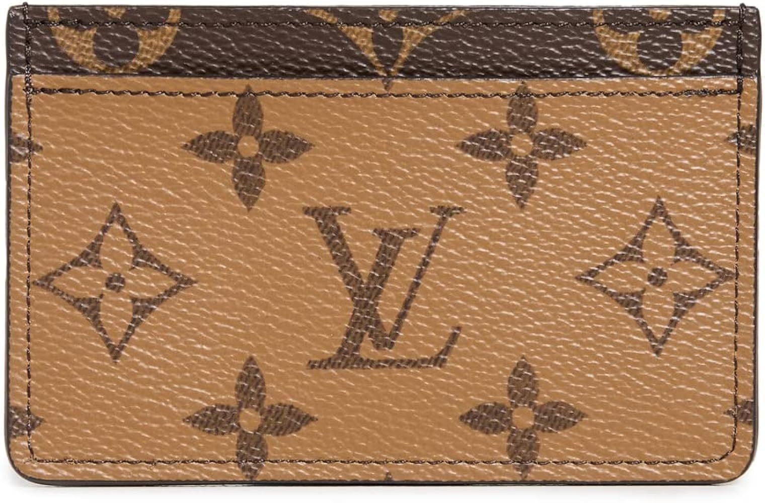 Louis Vuitton Women's Pre-Loved Card Holder, Reverse Monog | Amazon (US)