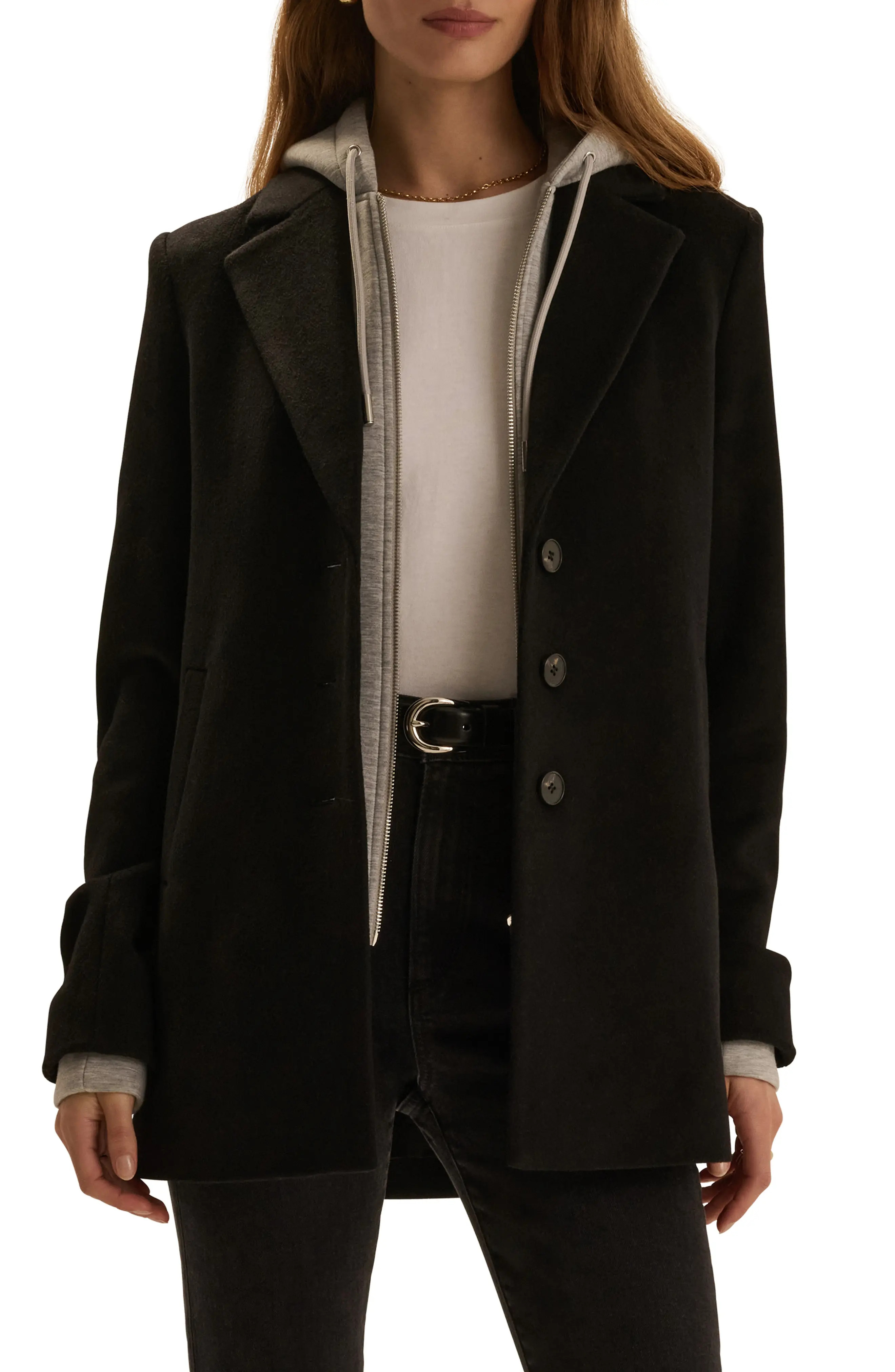 Favorite Daughter Short Wool Blend Sport Coat (Women) | Nordstrom | Nordstrom