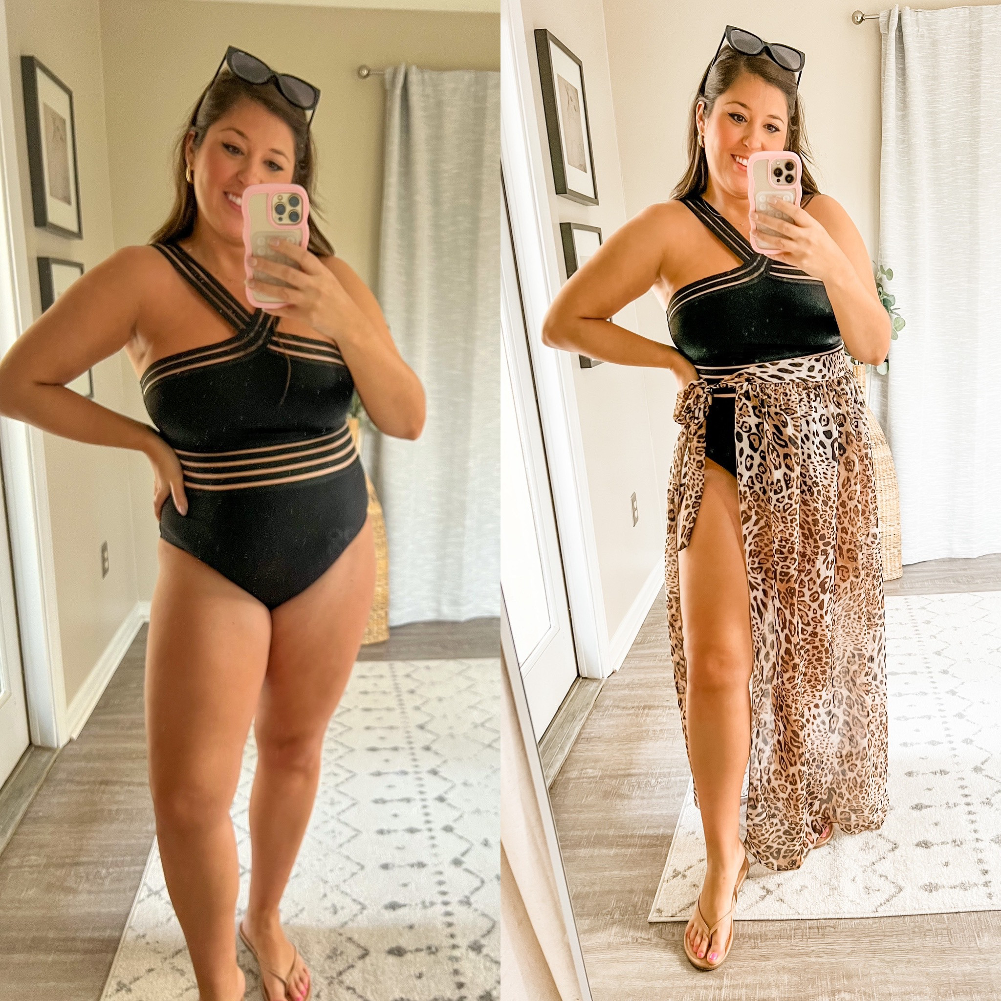 Vacation outfit, swimsuit and coverup, beach
Wearing 10-12 in suit and large in coverup 

#LTKunder50 #LTKswim #LTKcurves