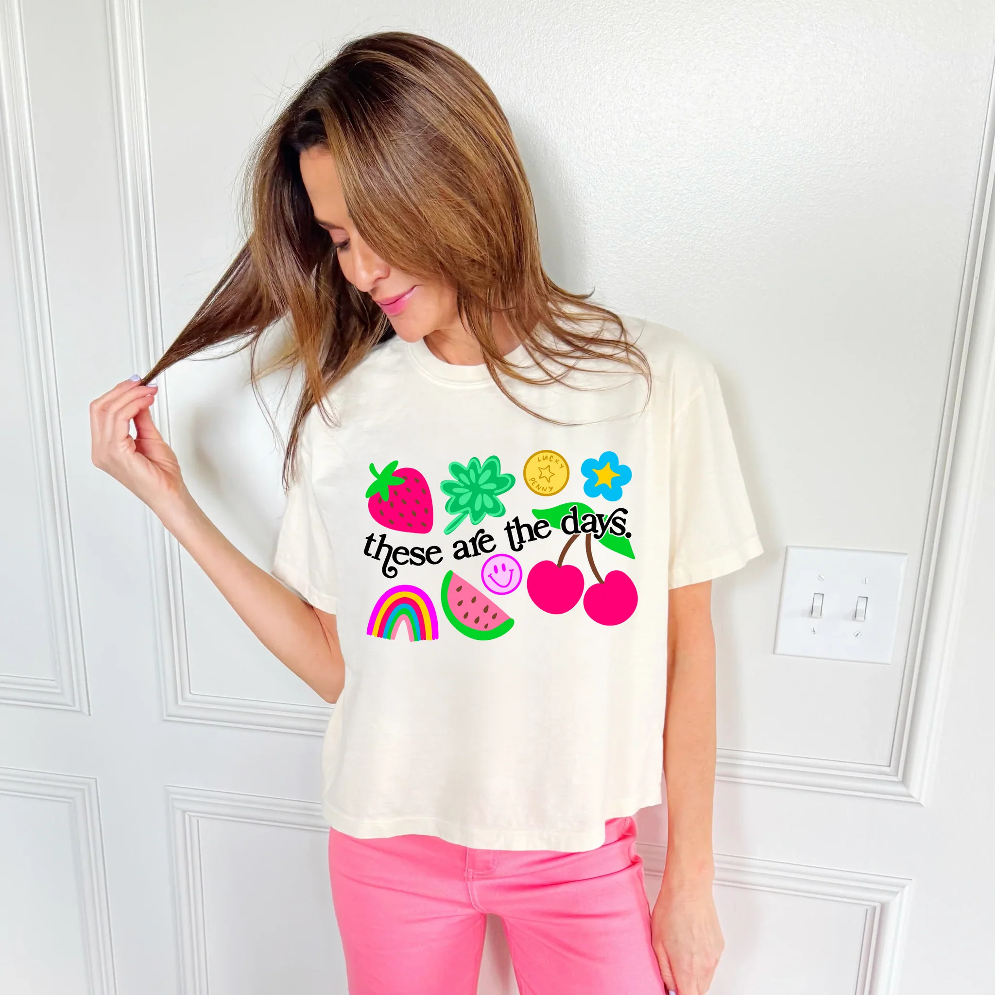 Summer These are the Days Crop Tee | Poppy & Pine