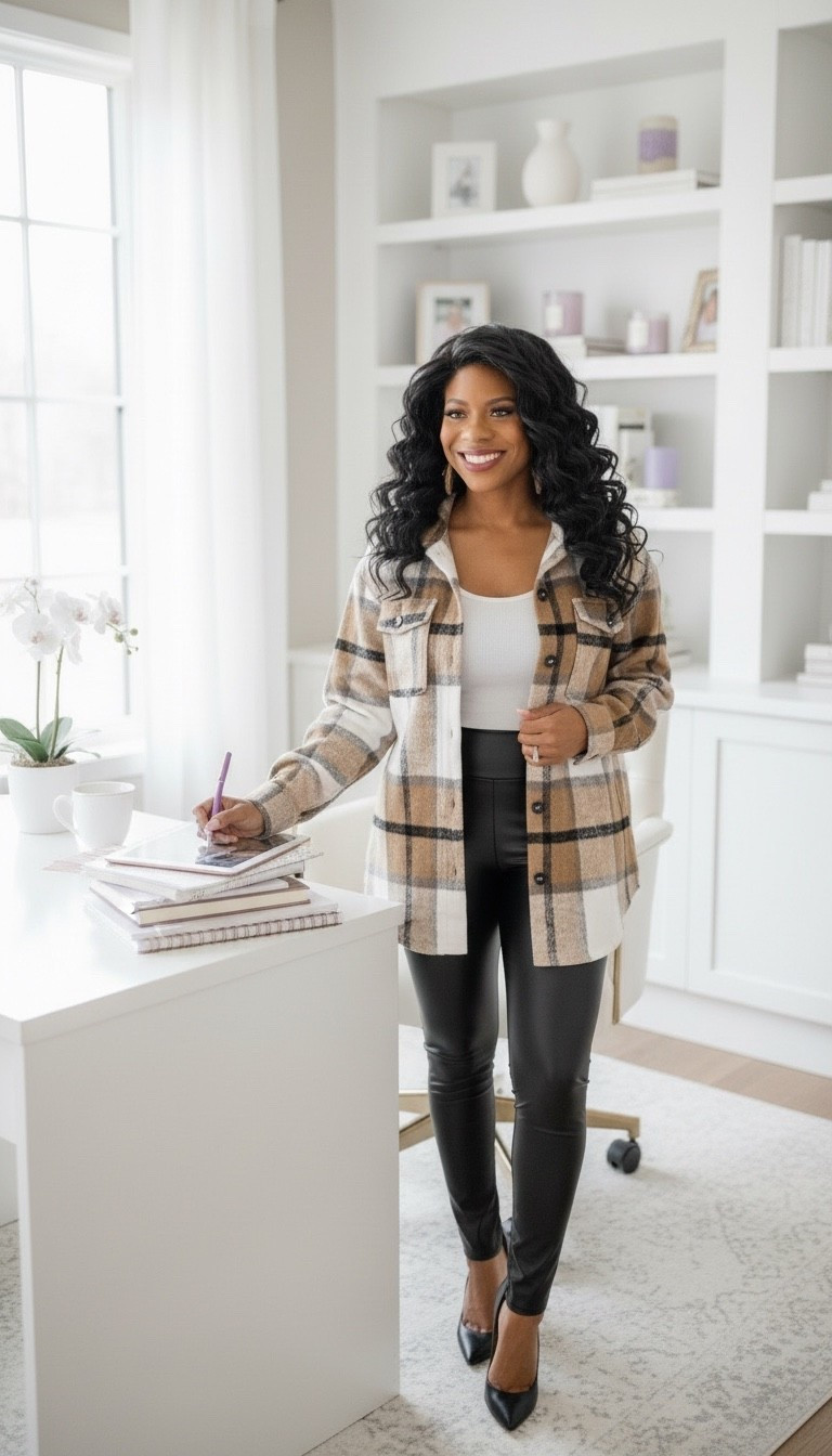 Cozy neutrals with a chic twist.🤎✨ 

Perfect for errands, content days, and effortless fall style. 

#ShacketStyle #NeutralOutfit #FashionOver50 #CozyChic #LTKFallFashion 

Comment SHOP below to receive a DM with the link to this post on my LTK ⬇ https://liketk.it/5ATEd #ltkootd #ltkholiday #ltkmomlife

