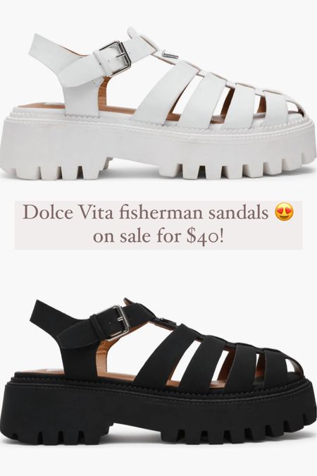 Dolce Vita Loera fisherman sandals on sale 🙌🏻 only $40!


#LTKSaleAlert #LTKFindsUnder50 #LTKShoeCrush