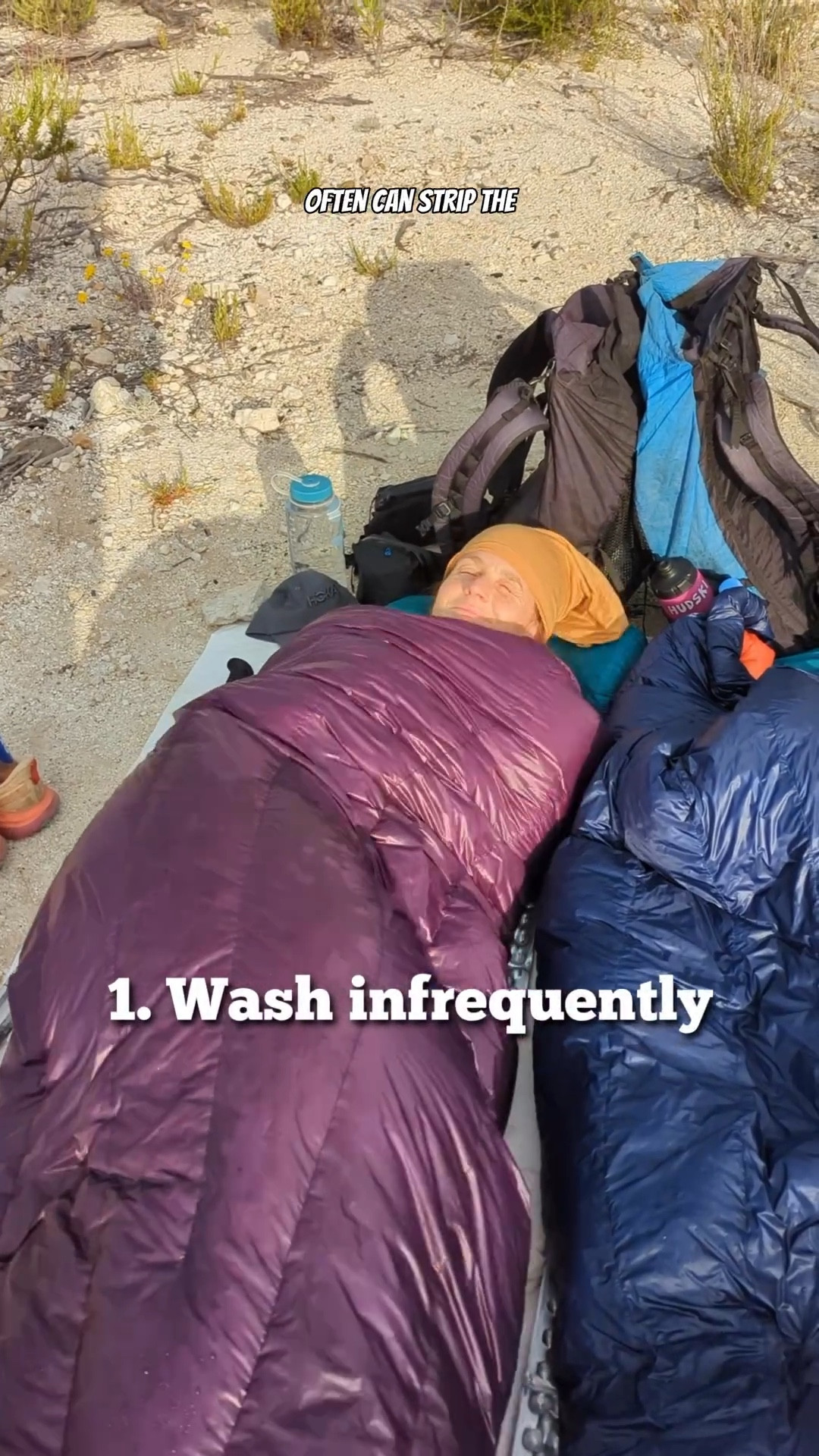 Down costs too much to ruin via improper maintenance!👇

- Wash infrequently.
- Wash properly.
- Store uncompressed.

#down #maintenance #hiking #backpacking #musicbyikson