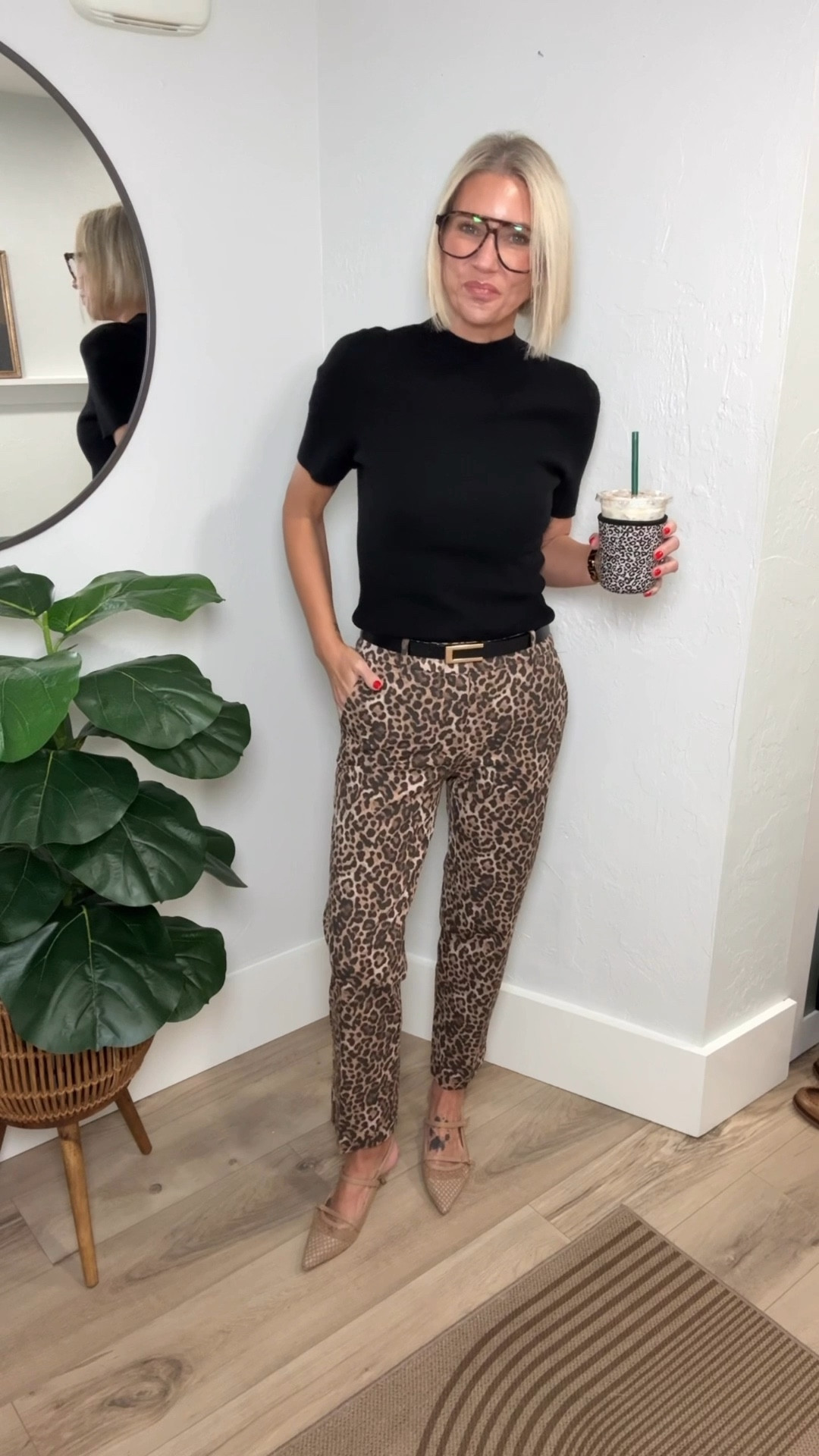 Sometimes the outfit doesn’t go as planned. And that’s why it’s so important to have staple pieces in your closet that you know with serve you time and time again. 

I continually reach for this mock neck short sleeve sweater. The silhouette is so flattering!! It gives just the right amount of structure without being overbearing. I’m wearing a medium. 

My pants are from Loft. They run large. I’m wearing a 2 and I could definitely size down. 

My belt is from Amazon and shoes from CosyIsland. 



#LTKOver40 #LTKgrwm #LTKootd