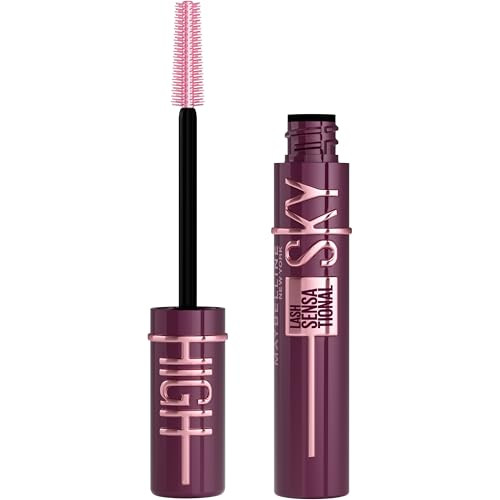 Maybelline Lash Sensational Sky High Mascara Makeup, Volumizing, Lengthening, Defining, Curling, Multiplying, Buildable, Washable Formula, Burgundy Haze, 1 Count | Amazon (US)