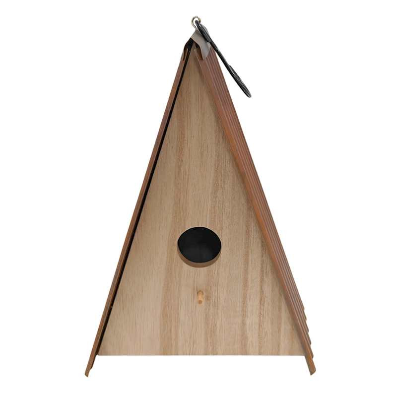 Wood Bird House, 12" | At Home