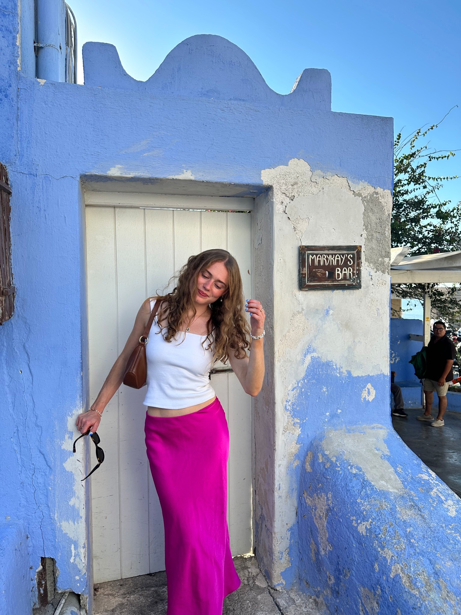 holiday ootd pink satin skirt ✨ 

#LTKdatenight #LTKtravel #LTKeurope