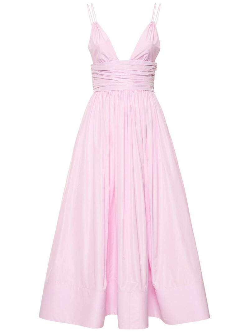 Vestito midi in taffetà | Luisaviaroma