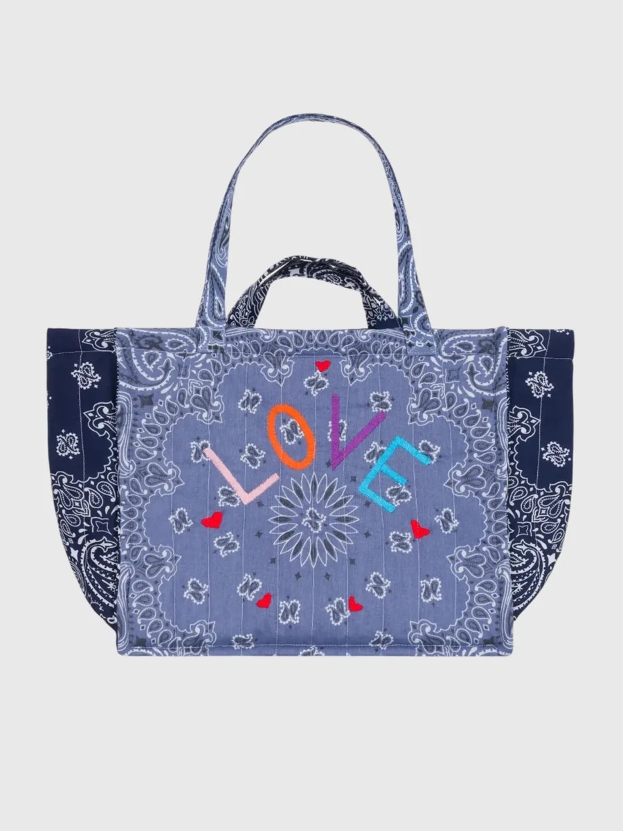 Call It By Your Name Quilted Maxi Cabas Tote | Saint Bernard