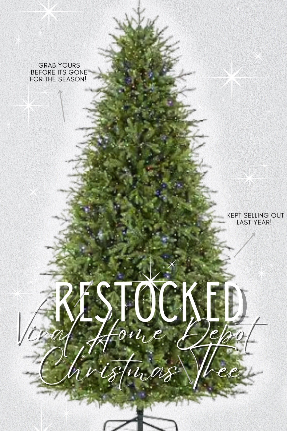 This is the tree you need! 

Home Depot Christmas tree, viral Christmas tree, TikTok Christmas tree, Instagram Christmas tree, 7 foot Christmas tree, pre lit Christmas tree, affordable Christmas tree, Christmas home decor, fir tree Christmas decor, popular Christmas tree, trending Christmas tree, Home Depot holiday decor, pre lit fir tree, Christmas tree with ornaments, best Christmas tree 2024, holiday tree decor ideas, Christmas tree inspiration, top rated Christmas tree, budget friendly Christmas tree, must-have Christmas tree, 

#LTKHoliday #LTKHome #LTKFamily